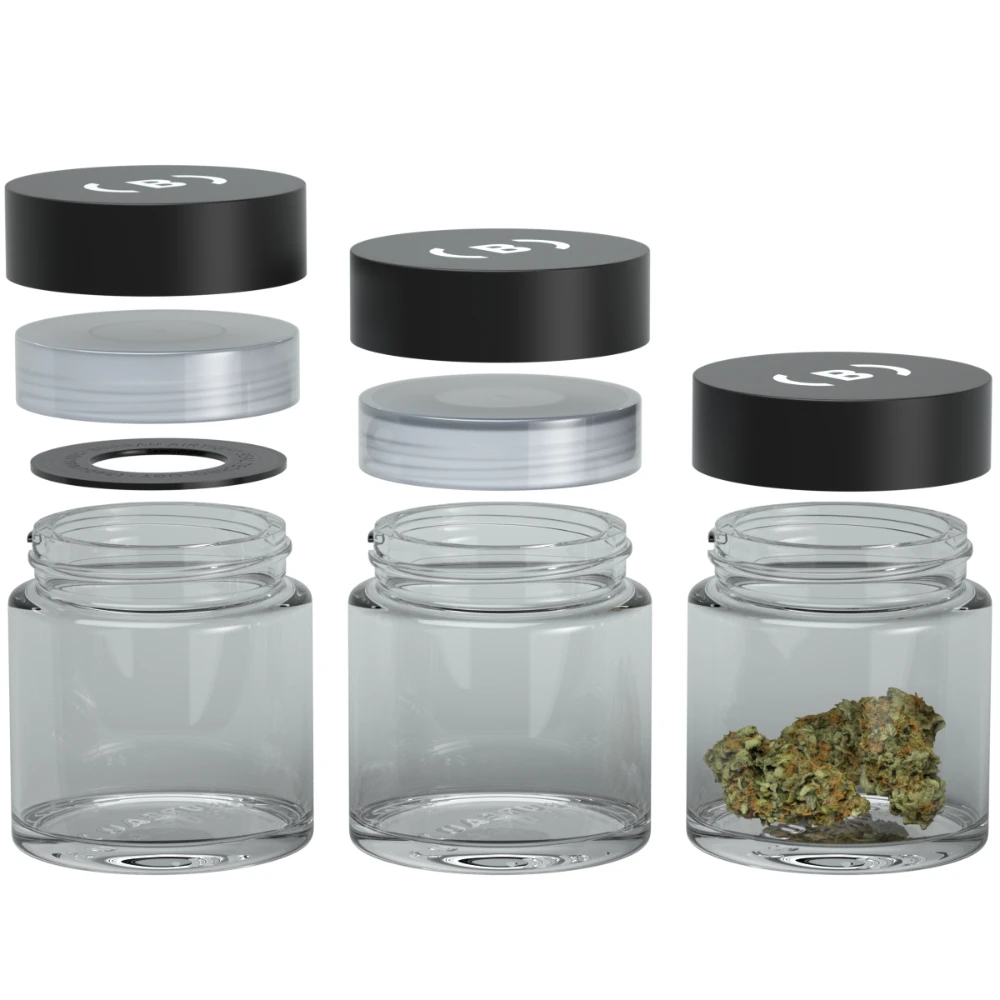 Custom Pre Roll Plastic Jars Packaging