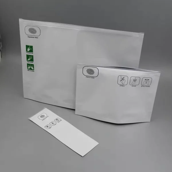 Pinch n Slide bag packaging