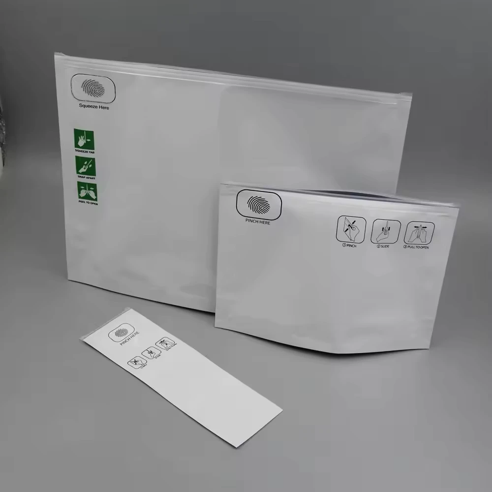 Pinch n Slide bag packaging
