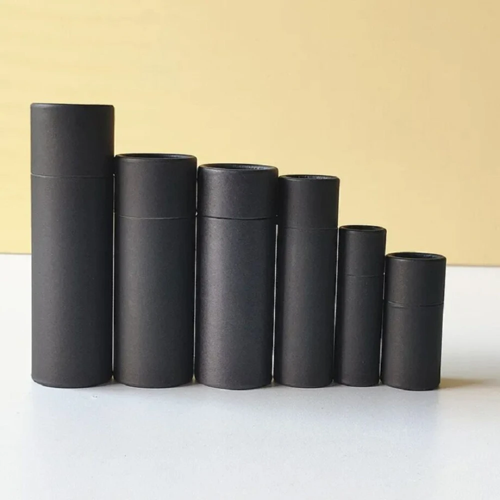Custom Black Paper Tube Packaging