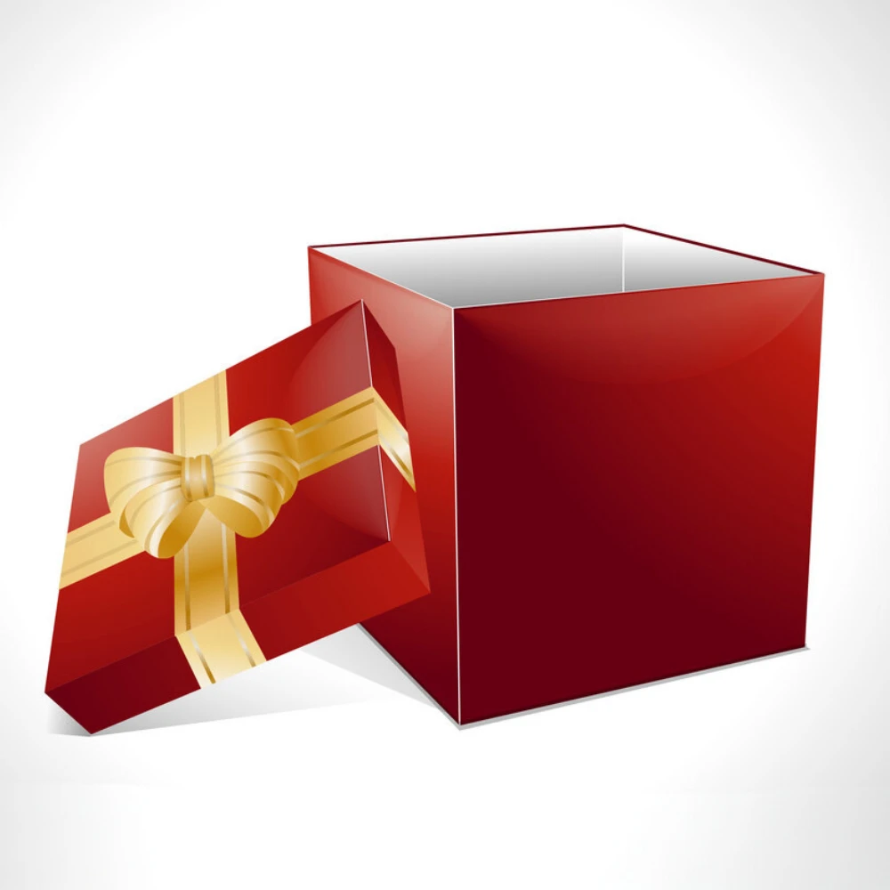 personalized Christmas present boxes