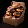clear custom printed donut boxes
