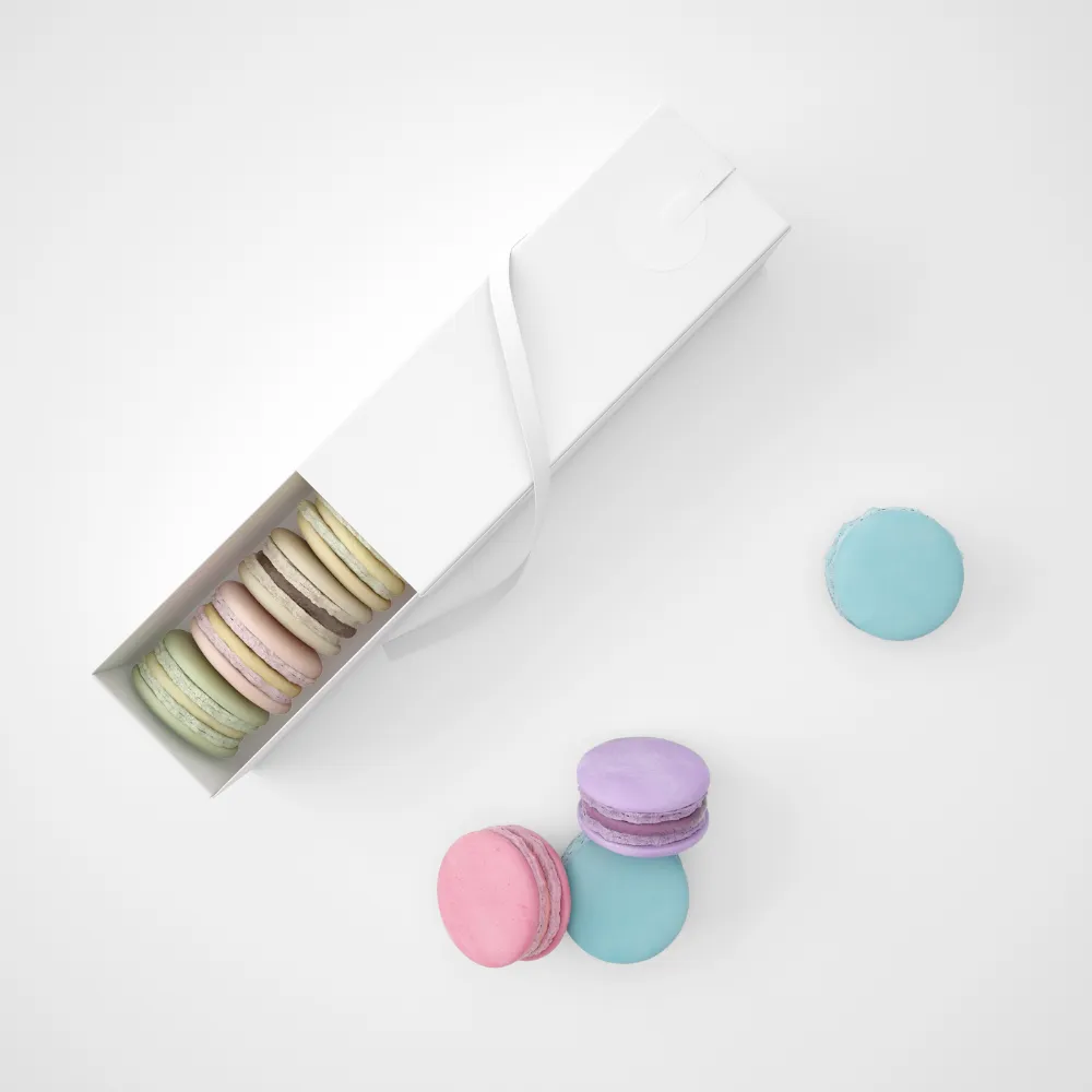 clear empty macaron boxes for sale