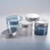 clear pet round wide mouth plastic jars