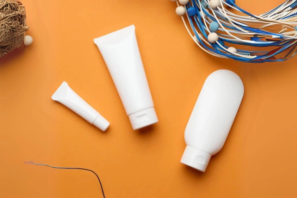 clear plastic tubes with caps