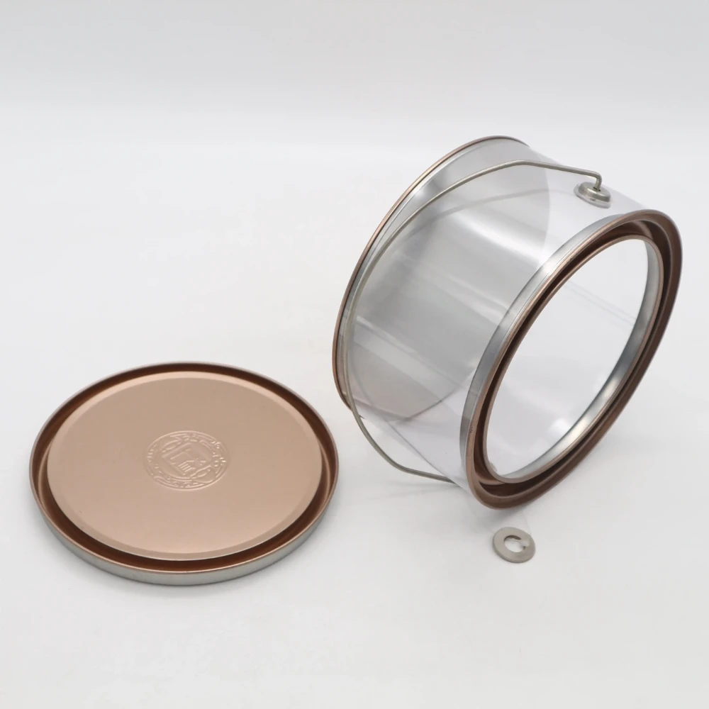 cookie tins with clear lids