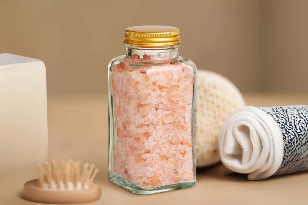 custom bath glass bottles