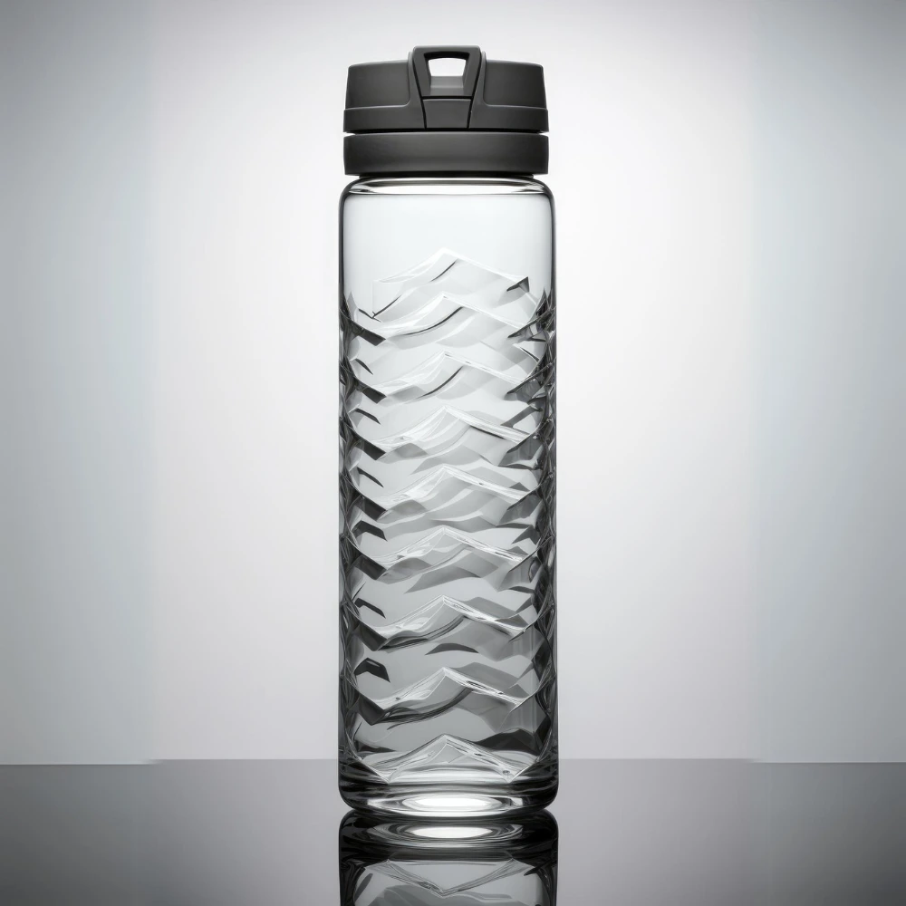 custom glass water bottles