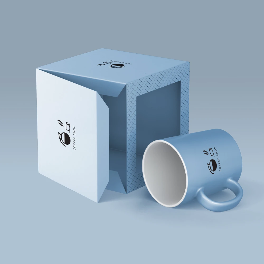 custom mug boxes wholesale packaging