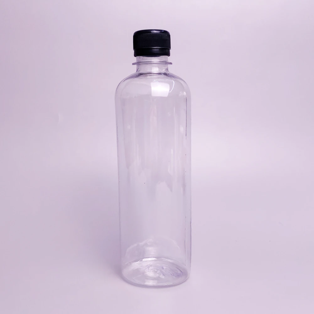 cylinder round plastic bottles