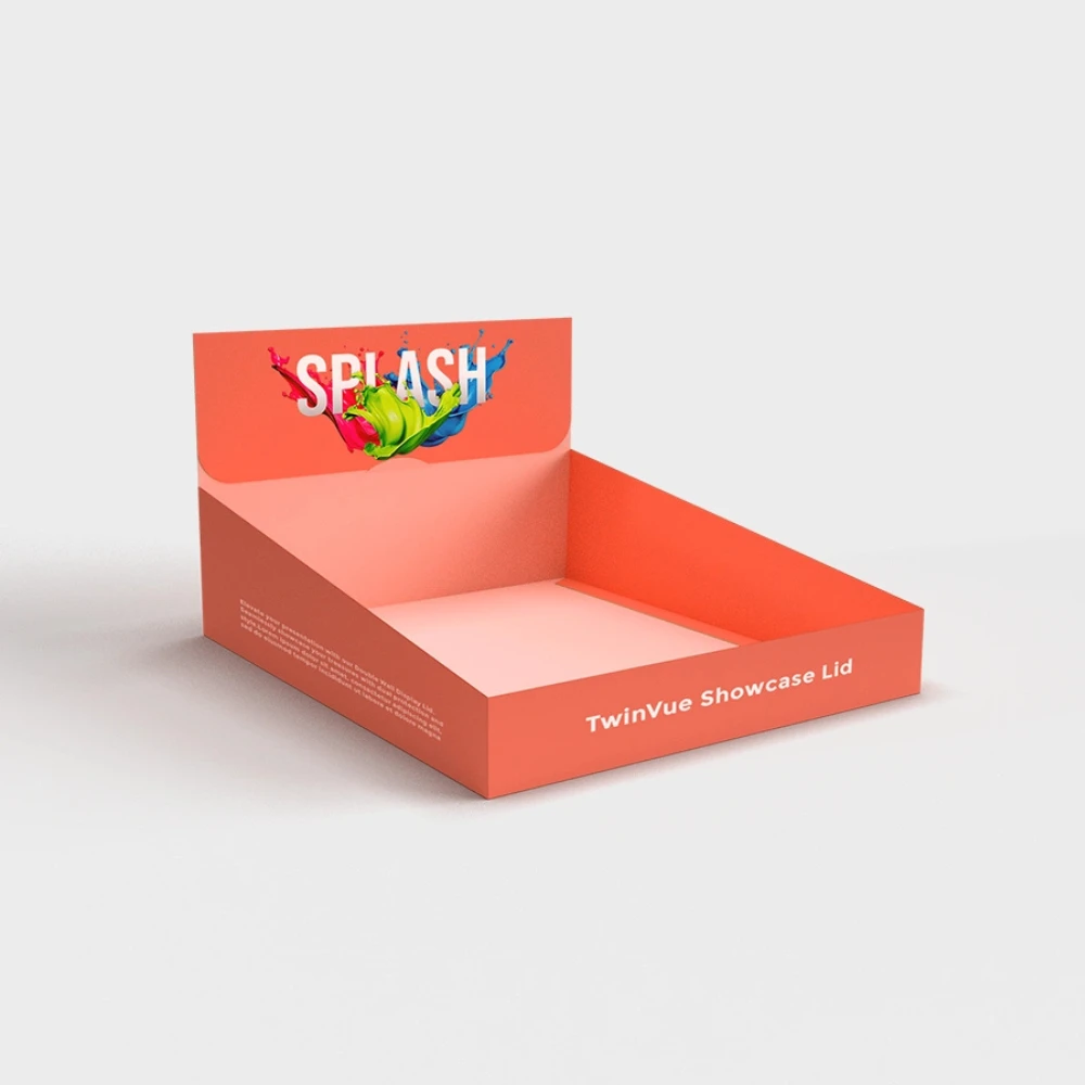 double wall display lid boxes