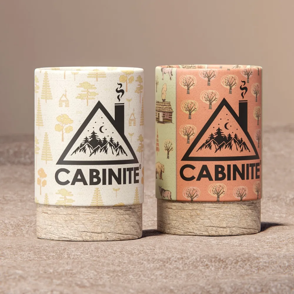 eco paper kraft lip balm tubes