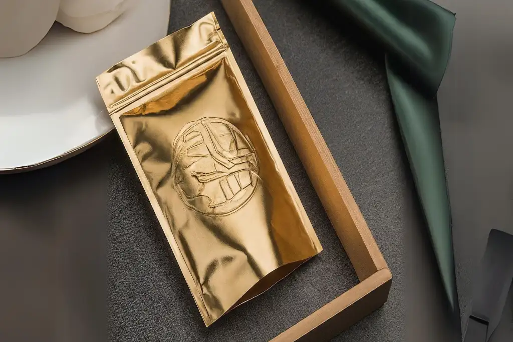 embossing on Mylar bags