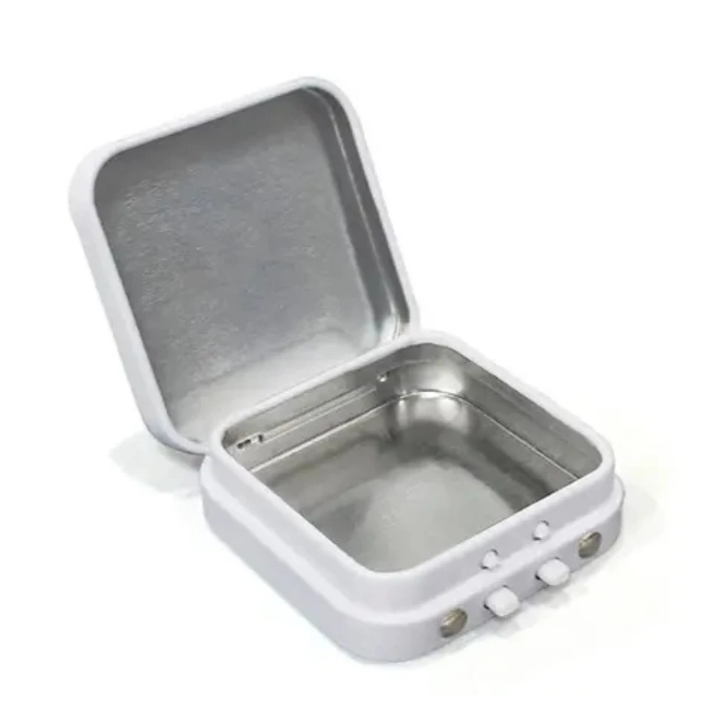 empty Clip Click Tin Packaging