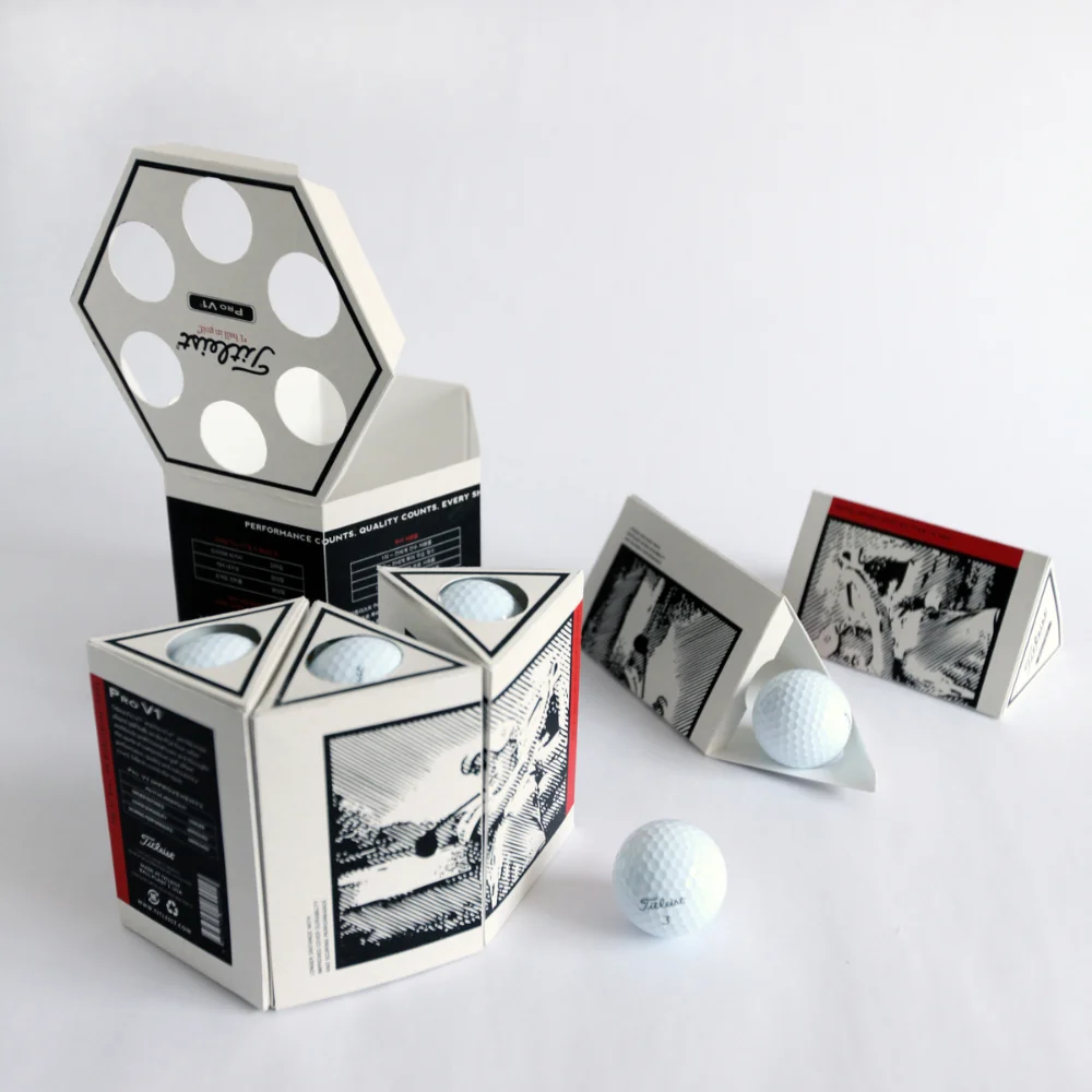 empty golf ball boxes