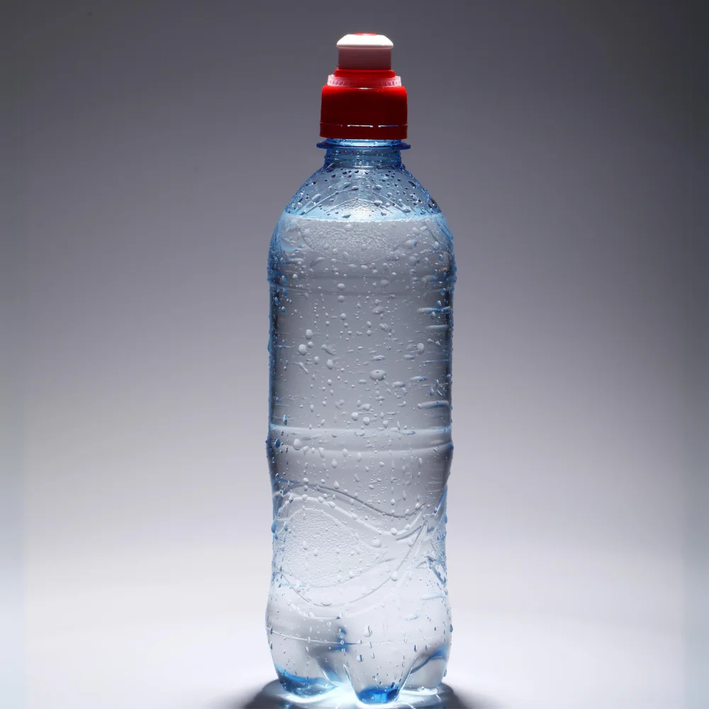 empty plastic water bottles