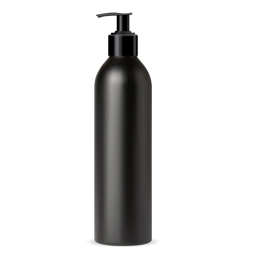 empty shampoo bottles