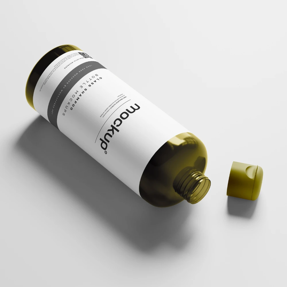 empty shampoo bottles