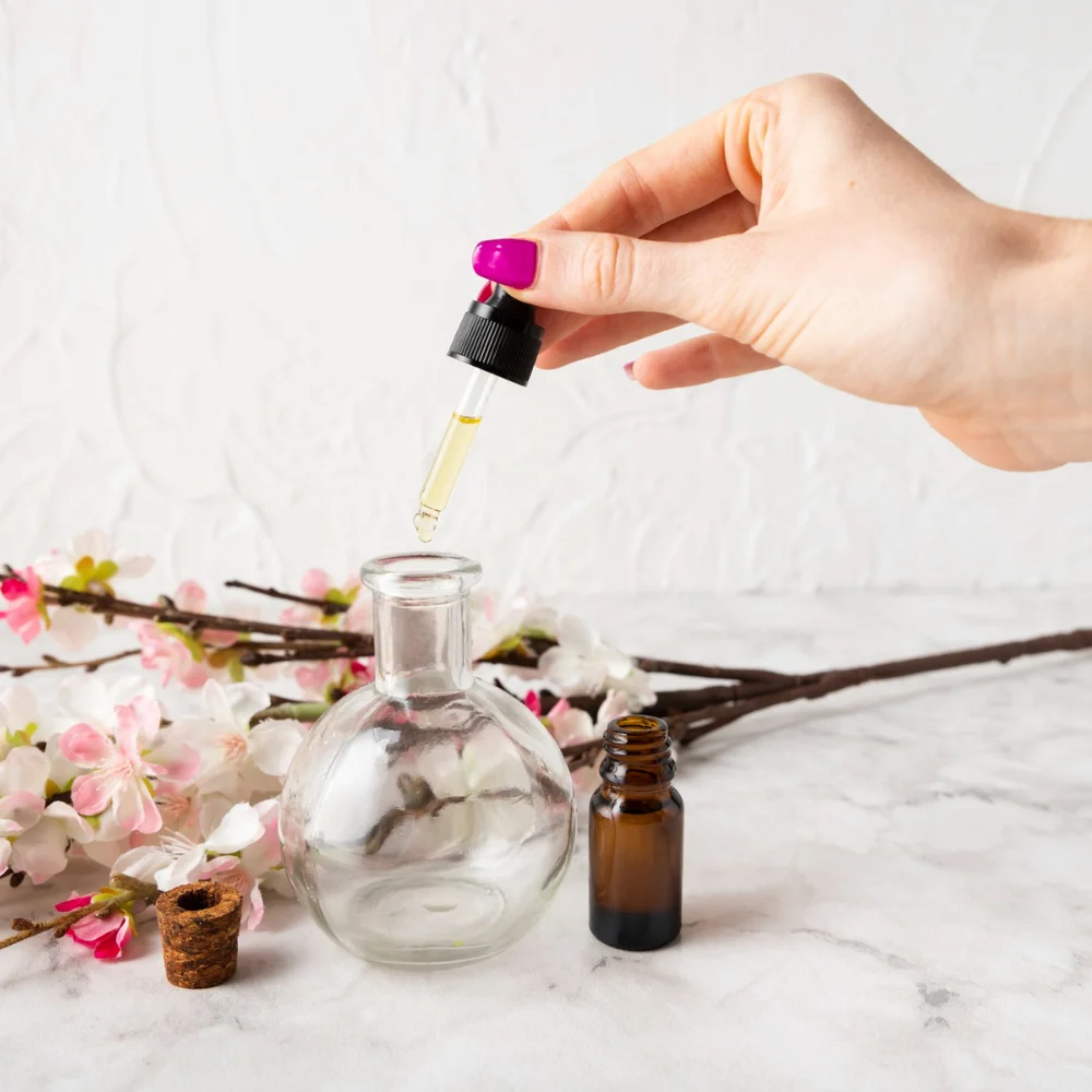 glass eye dropper bottles