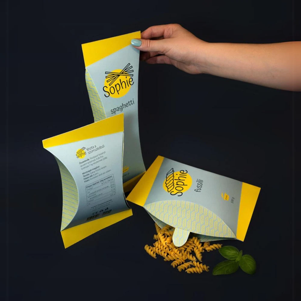 mini and large printed pillow boxes