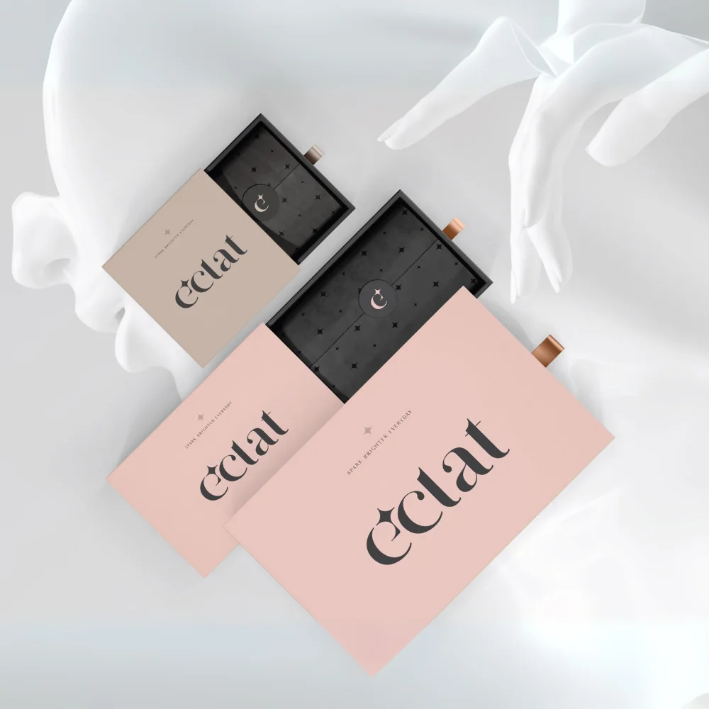 personalised sliding gift box packing