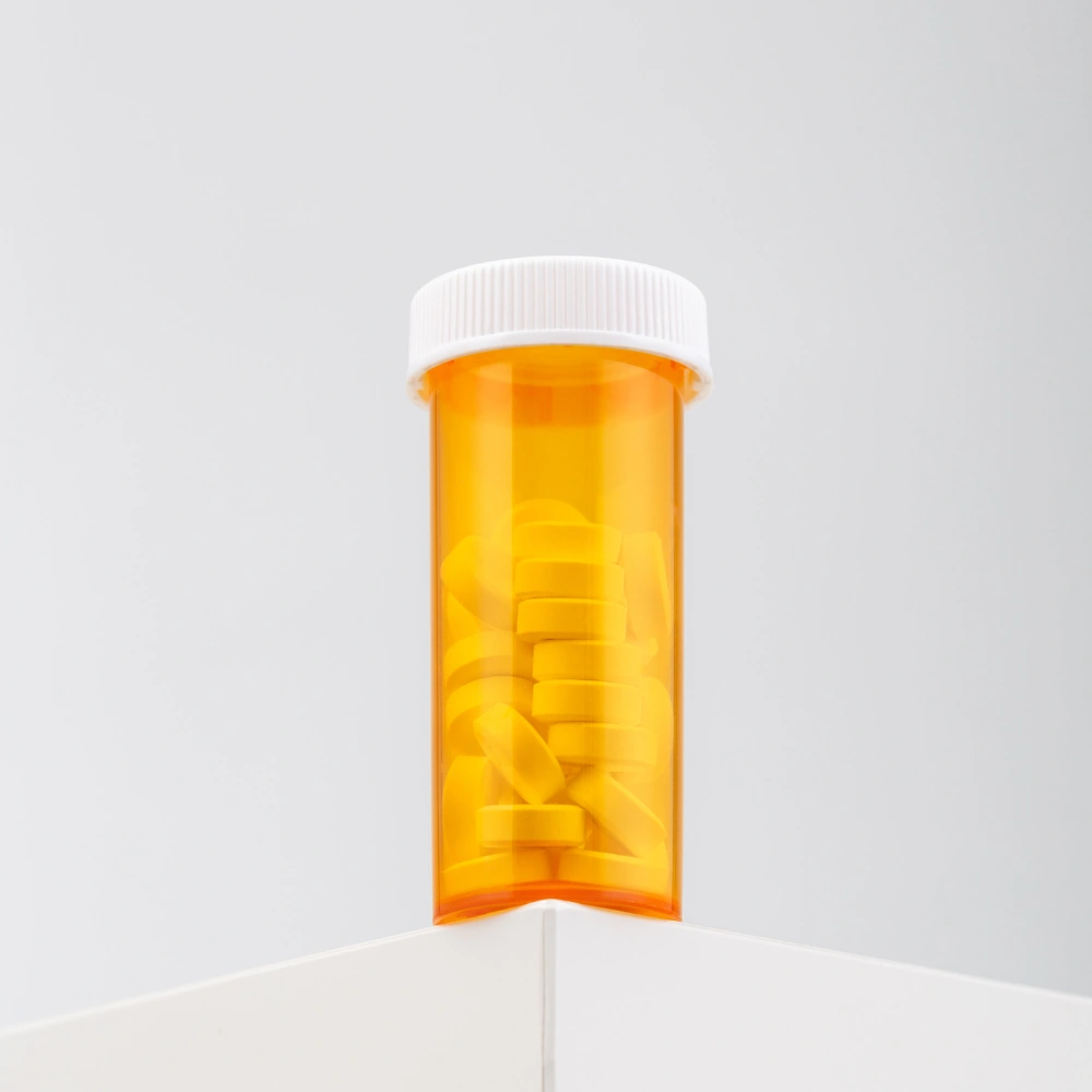 plastic pill bottles