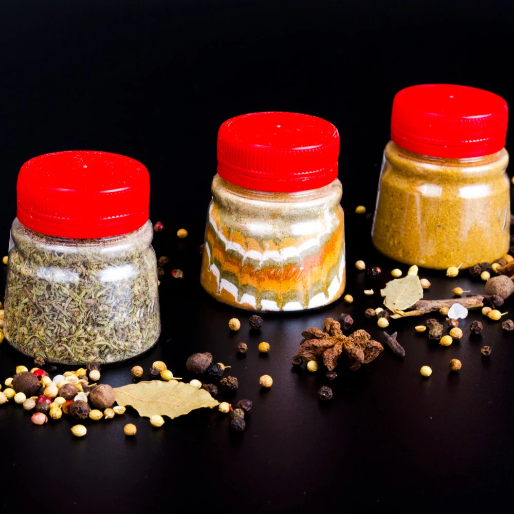 Custom Plastic Spice Jars