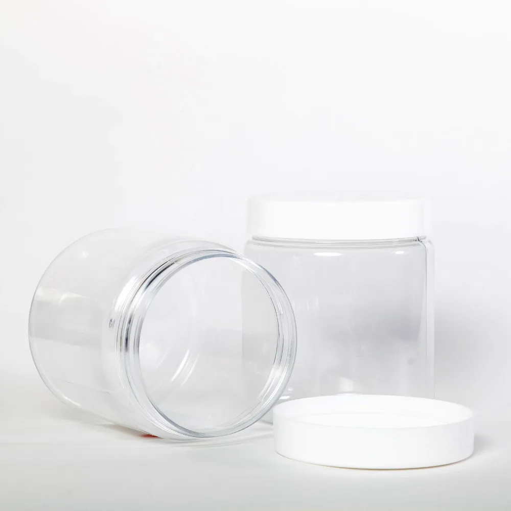 Personalized round glass jar