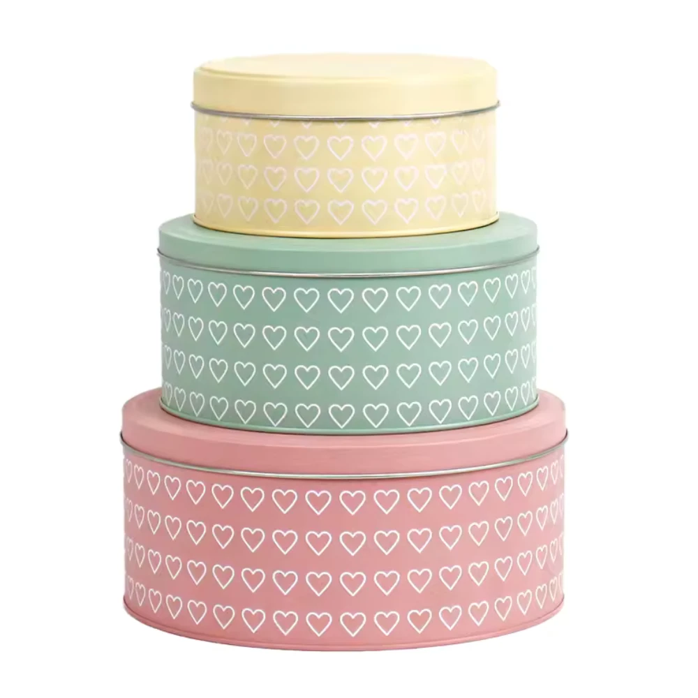 round tin containers with lids