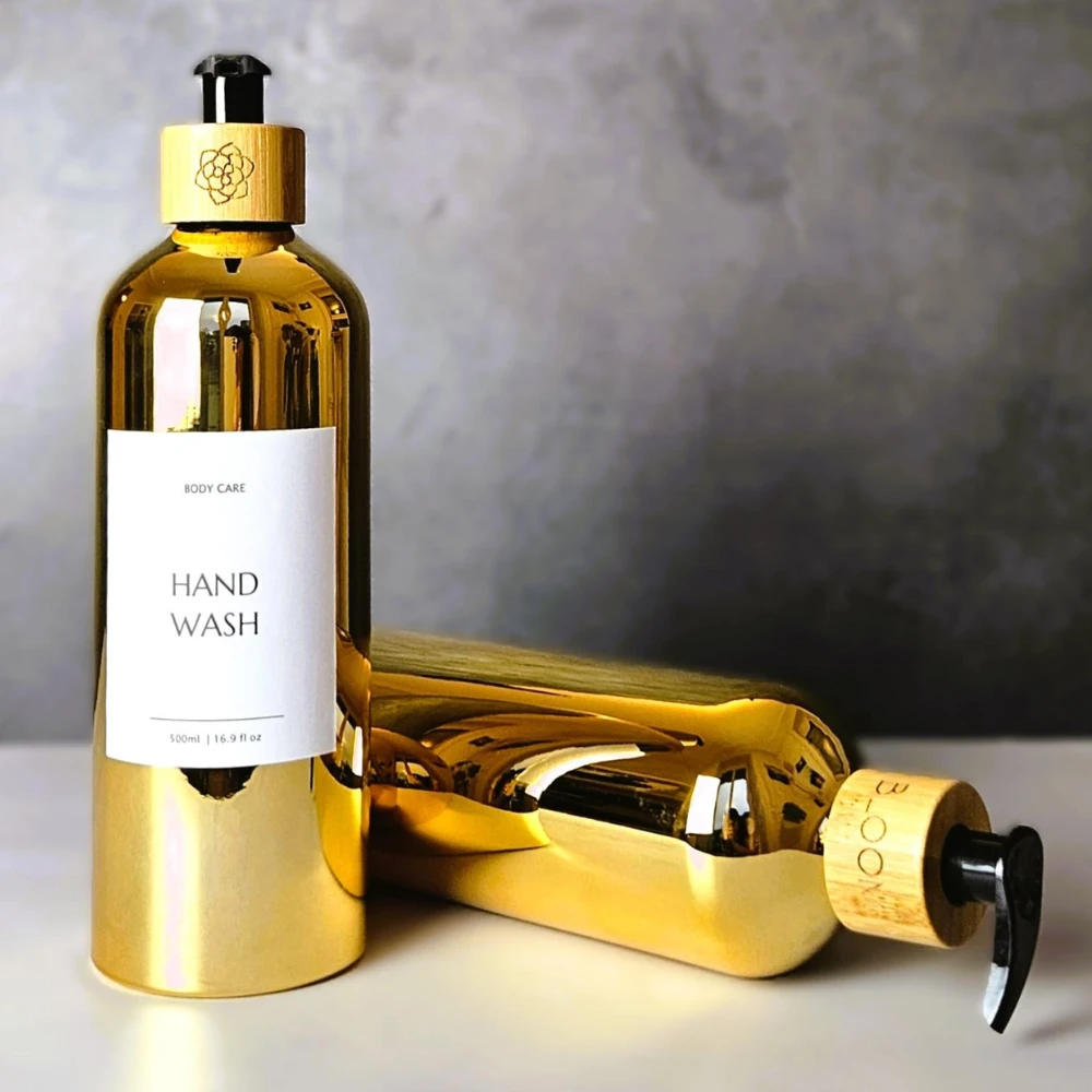 soap dispenser glass bottle