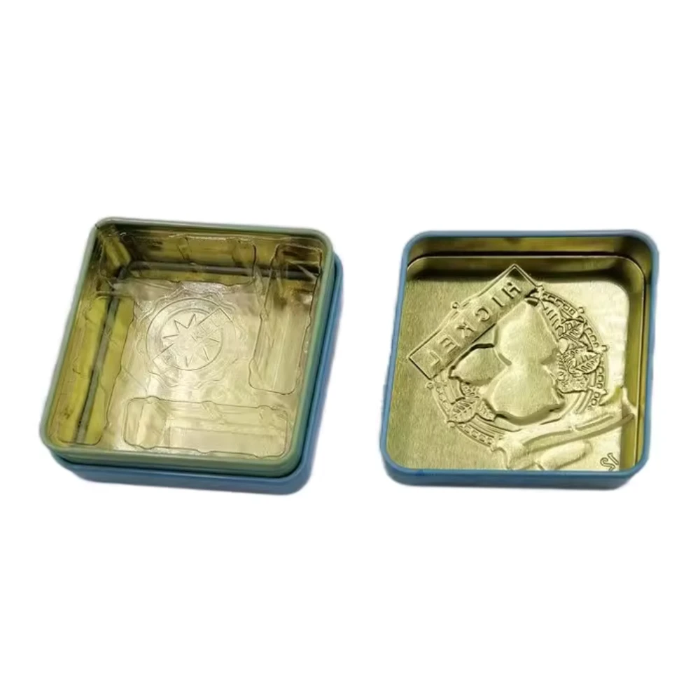square metal tins