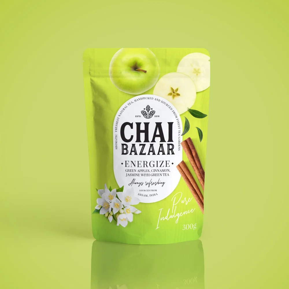 stand up pouches for tea