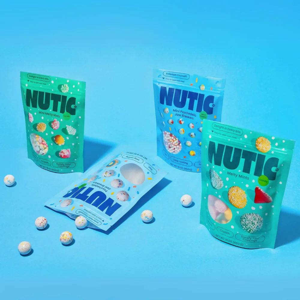 transparent stand up pouches