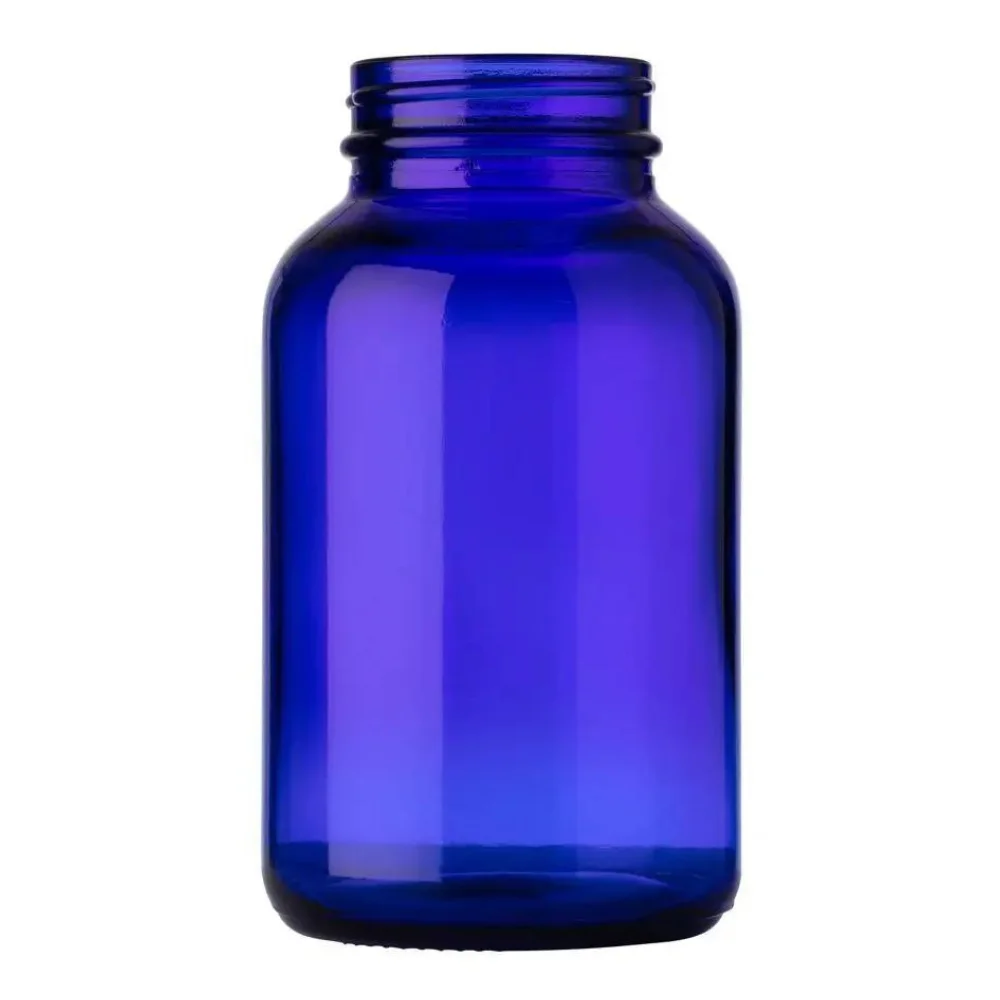 blue packer bottles
