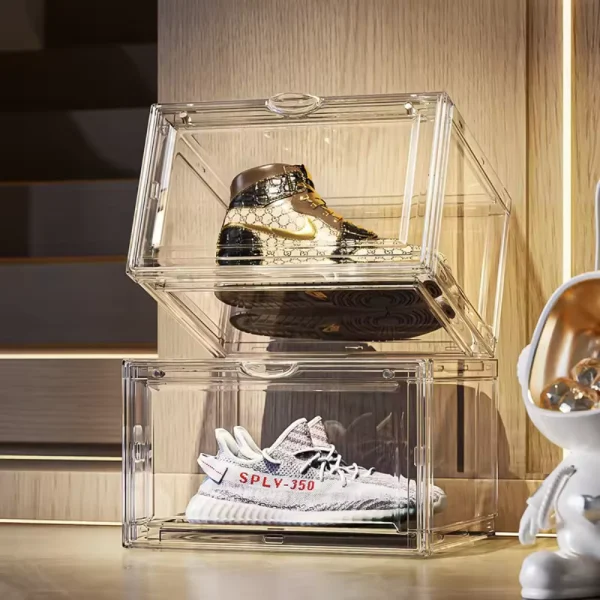 cardboard shoe box