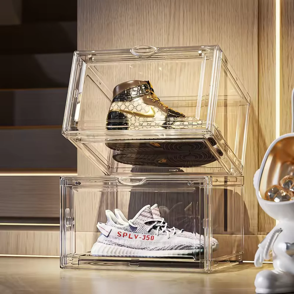 cardboard shoe box