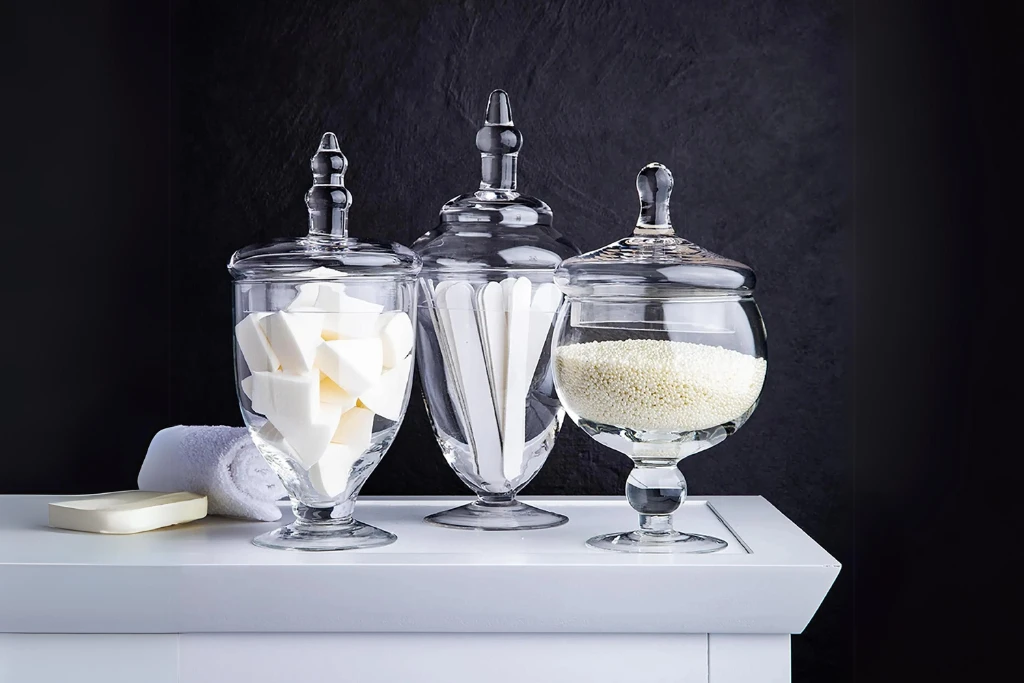 custom glass jars by style