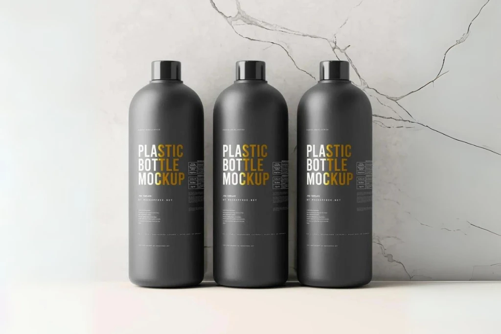 custom plastic bath bottles