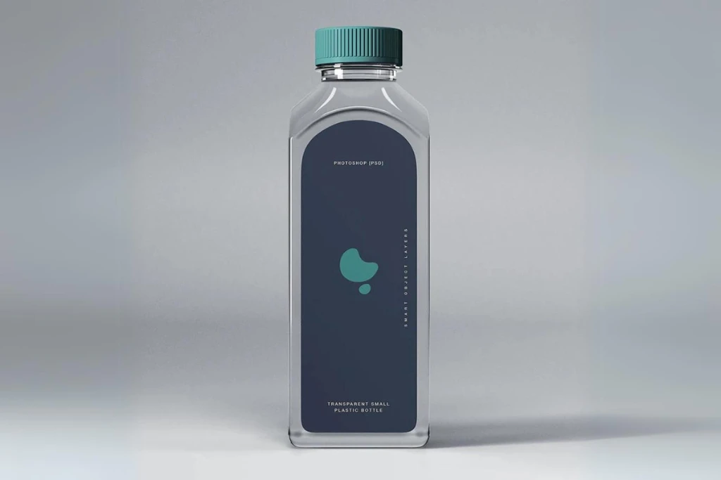 empty plastic bottles with caps