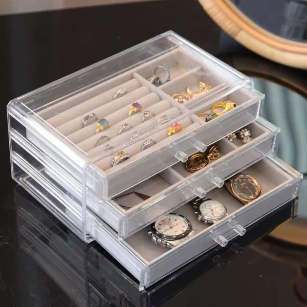 personalized acrylic jewelry box packaging