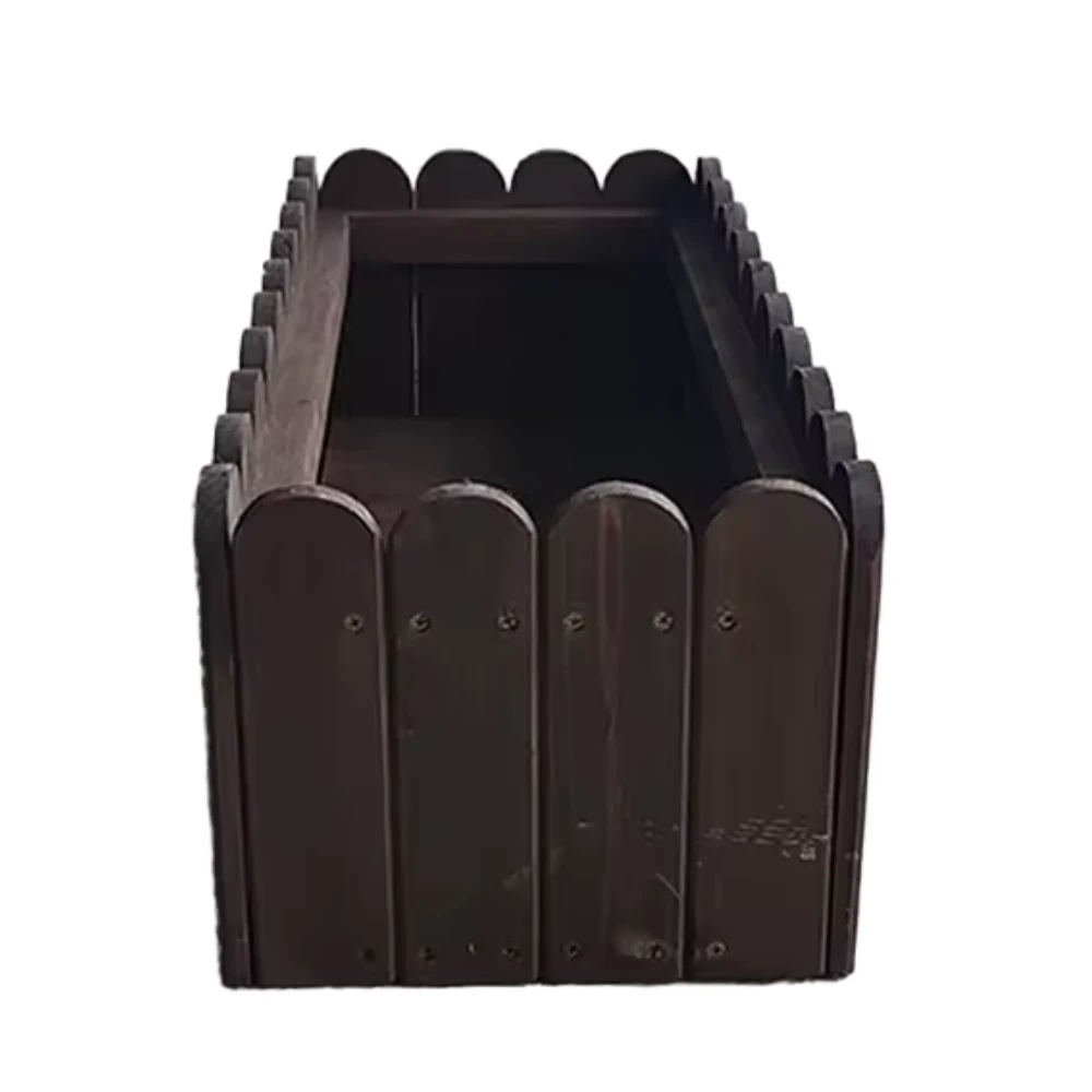 small wooden boxes for plants