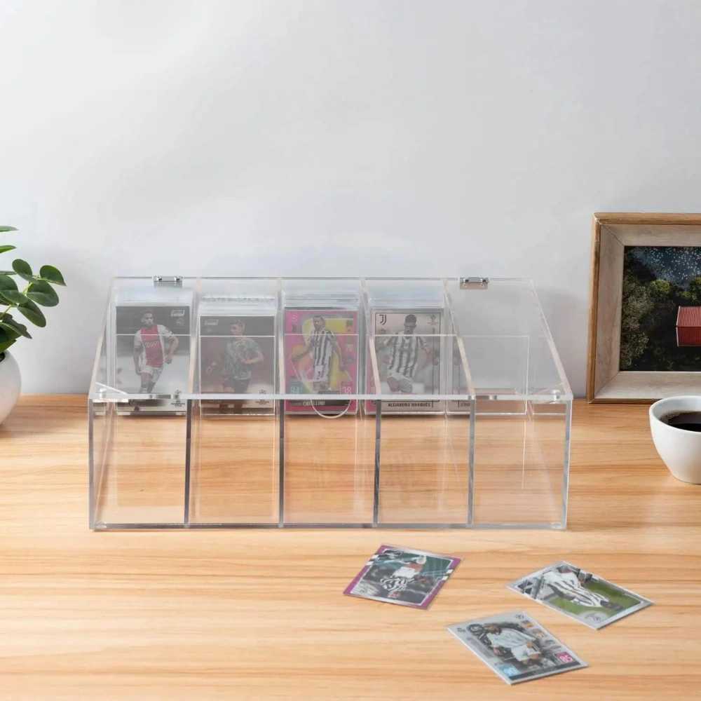 white acrylic card box