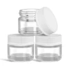 clear plastic wax jars