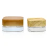 custom bamboo child resistant glass jars wholesale