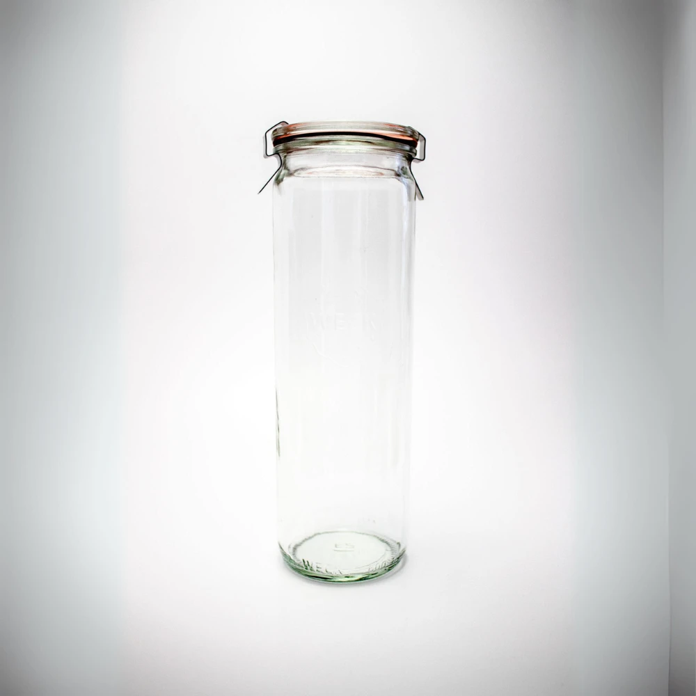 wholesale customized cylinder glass jars