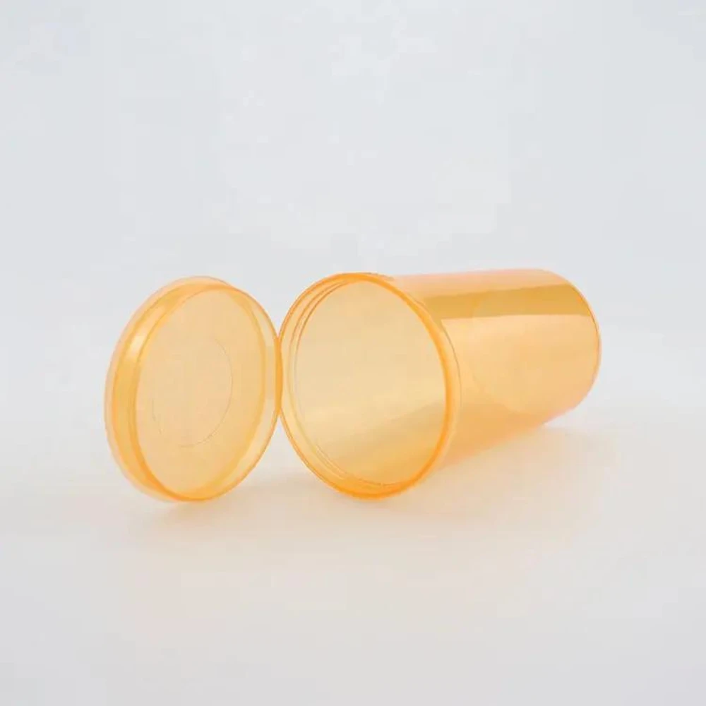 empty child resistant pop top bottles