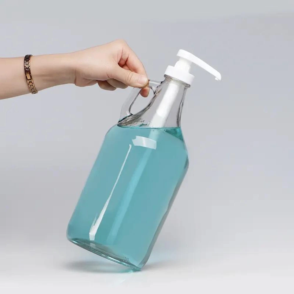 glass pump bottles for laundry detergent