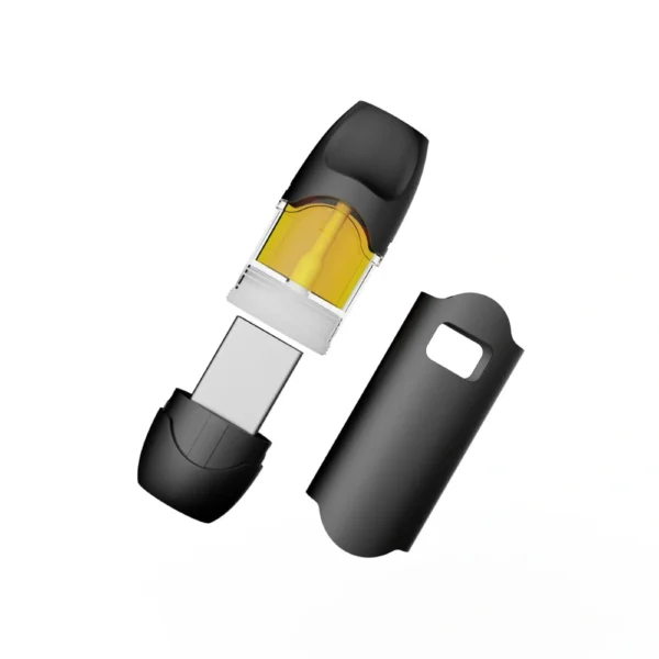 empty disposable vape device packing with logo